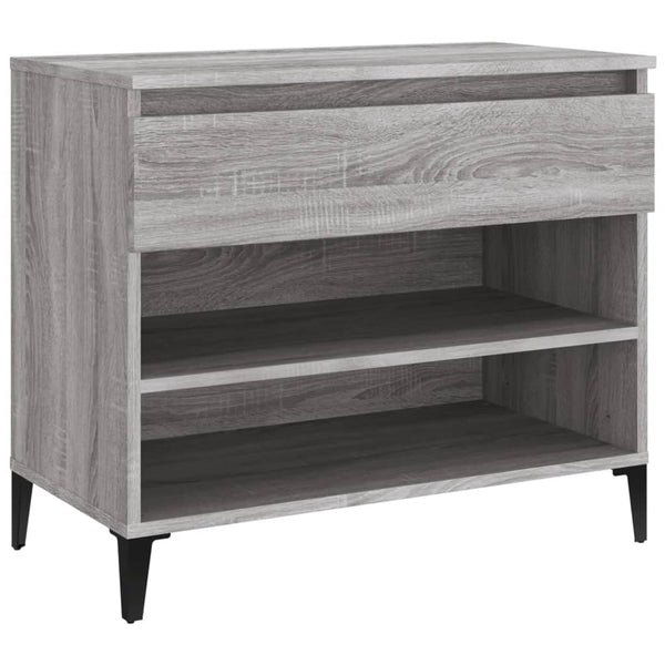 Grauer Schuhschrank Eustace 70x36x60cm (Holz)