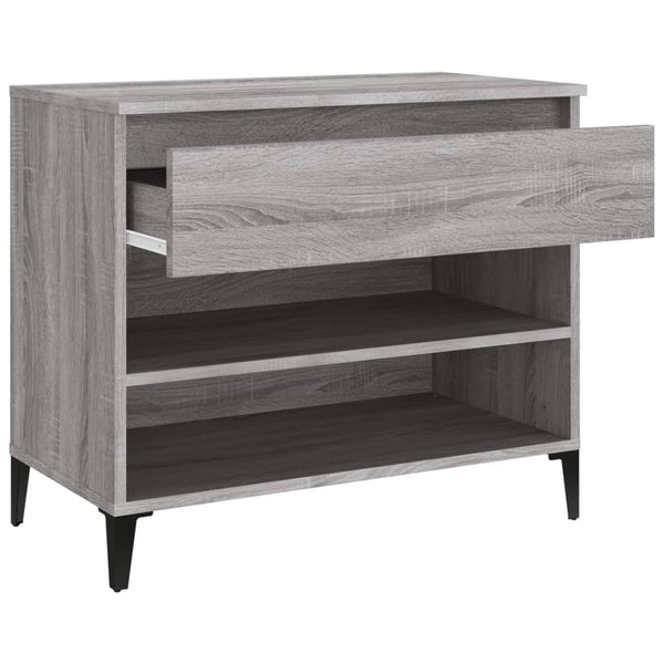 Grauer Schuhschrank Eustace 70x36x60cm (Holz)