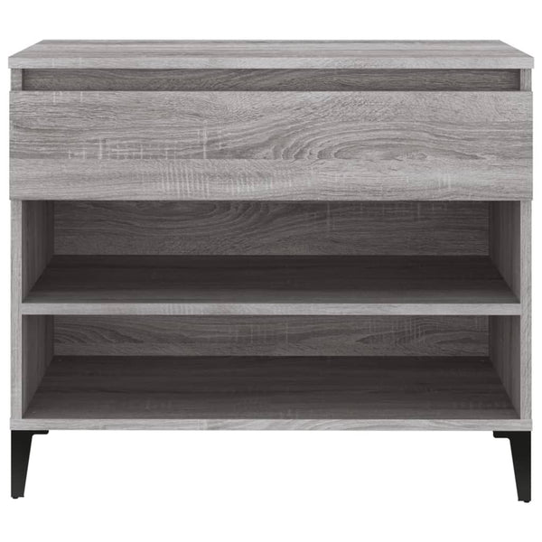 Grauer Schuhschrank Eustace 70x36x60cm (Holz)