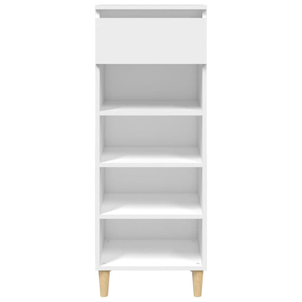 Weißer Schuhschrank Amon 40x36x105cm (Holz)