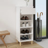 Weißer Schuhschrank Amon 40x36x105cm (Holz)