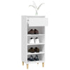 Weißer Schuhschrank Amon 40x36x105cm (Holz)