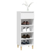 Weißer Schuhschrank Amon 40x36x105cm (Holz)