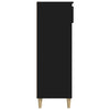 Schuhschrank Amon Schwarz 40x36x105cm (Holz)