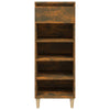 Schuhschrank Amon aus Räuchereiche 40x36x105cm (Holz)