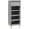 Grauer Schuhschrank Amon 40x36x105cm (Holz)