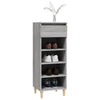 Grauer Schuhschrank Amon 40x36x105cm (Holz)