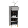 Grauer Schuhschrank Amon 40x36x105cm (Holz)