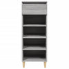Grauer Schuhschrank Amon 40x36x105cm (Holz)