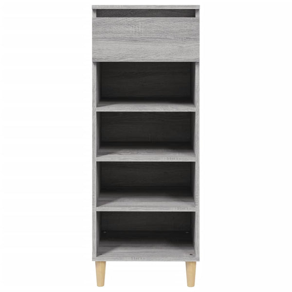 Grauer Schuhschrank Amon 40x36x105cm (Holz)