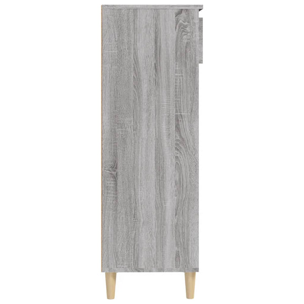 Grauer Schuhschrank Amon 40x36x105cm (Holz)