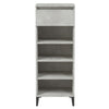 Schuhregal Betongrau Che 40x36x105cm (Holz)