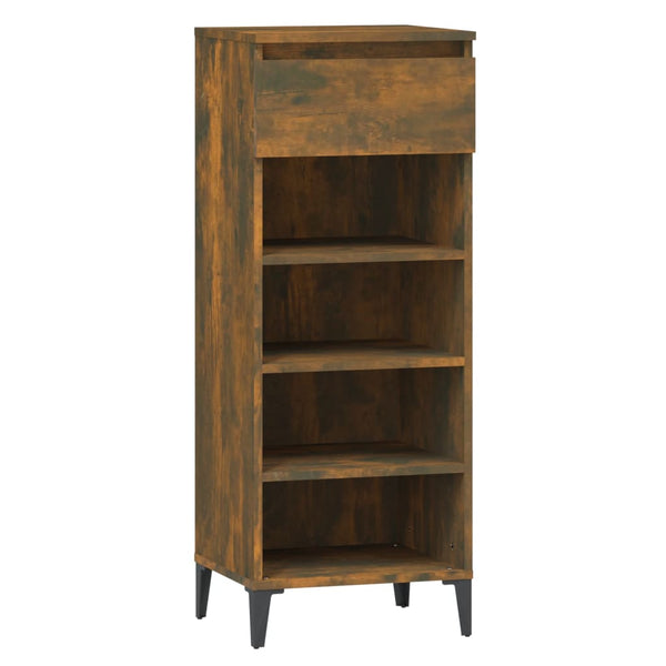 Räuchereichen-Schuhregal Che 40x36x105cm (Holz)