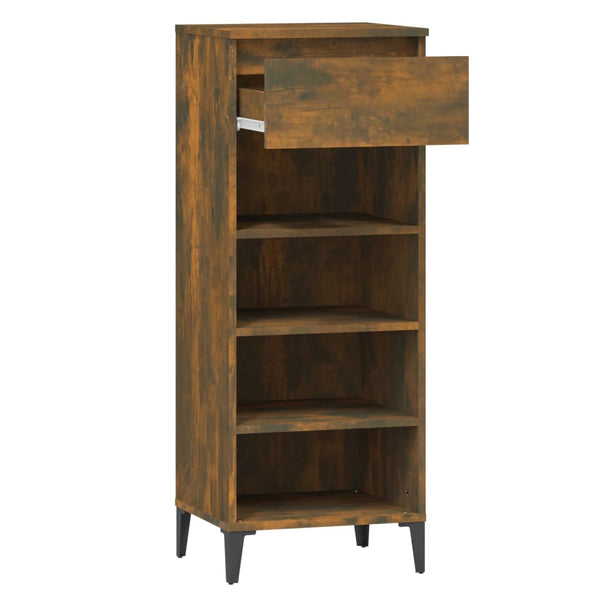 Räuchereichen-Schuhregal Che 40x36x105cm (Holz)