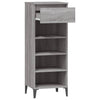 Graues Schuhregal Che 40x36x105cm (Holz)