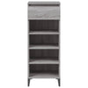 Graues Schuhregal Che 40x36x105cm (Holz)