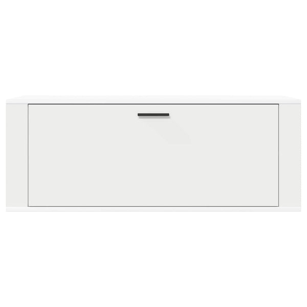 Weißer Wandschuhschrank Cirap 100x35x38cm (Holz)