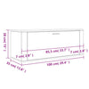 Weißer Wandschuhschrank Cirap 100x35x38cm (Holz)