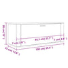 Räuchereichen-Schuhschrank Cirap 100x35x38cm (Holz)
