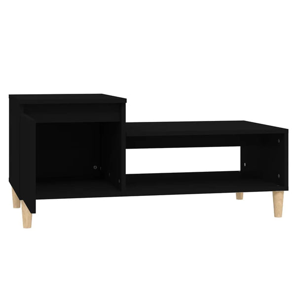 Couchtisch Calistita 100x50x45cm, schwarz (Holz)