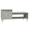 Betongrauer Couchtisch Calista 100x50x45cm (Holz)
