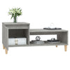 Betongrauer Couchtisch Calista 100x50x45cm (Holz)