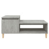 Betongrauer Couchtisch Calista 100x50x45cm (Holz)