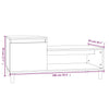 Betongrauer Couchtisch Calista 100x50x45cm (Holz)