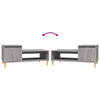 Grauer Couchtisch Calistita 100x50x45cm (Holz)