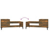 Couchtisch Marghiola Wildeiche 100x50x45cm (Holz)