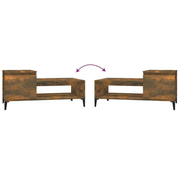 Couchtisch Marghiola Wildeiche 100x50x45cm (Holz)
