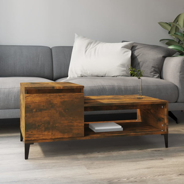 Couchtisch Marghiola Wildeiche 100x50x45cm (Holz)