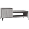Grauer Couchtisch Marghiola 100x50x45cm (Holz)