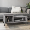 Grauer Couchtisch Marghiola 100x50x45cm (Holz)