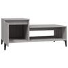 Grauer Couchtisch Marghiola 100x50x45cm (Holz)