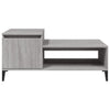 Grauer Couchtisch Marghiola 100x50x45cm (Holz)