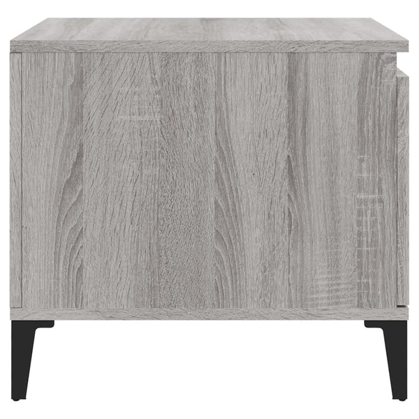 Grauer Couchtisch Marghiola 100x50x45cm (Holz)
