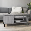 Grauer Couchtisch Marghiola 100x50x45cm (Holz)