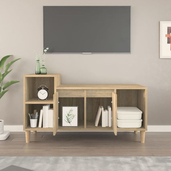 Sonoma tammi tv-taso Costico 100x35x55cm (puinen)