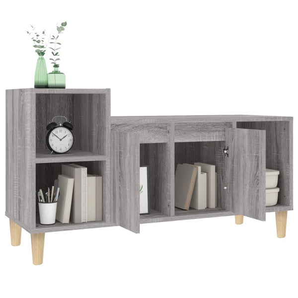 Graues TV-Möbel Costico 100x35x55cm (Holz)