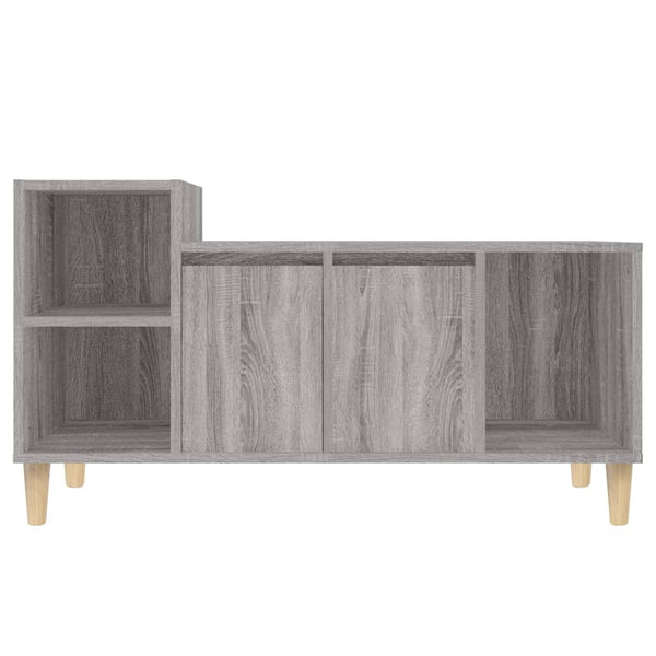 Graues TV-Möbel Costico 100x35x55cm (Holz)