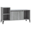 Graues TV-Möbel Duff 100x35x55cm (Holz)