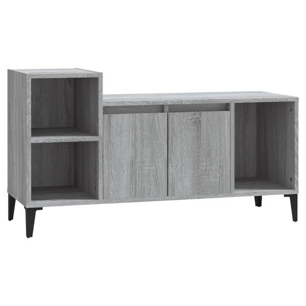 Graues TV-Möbel Duff 100x35x55cm (Holz)