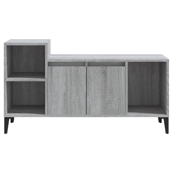 Graues TV-Möbel Duff 100x35x55cm (Holz)