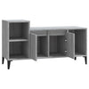 Graues TV-Möbel Duff 100x35x55cm (Holz)