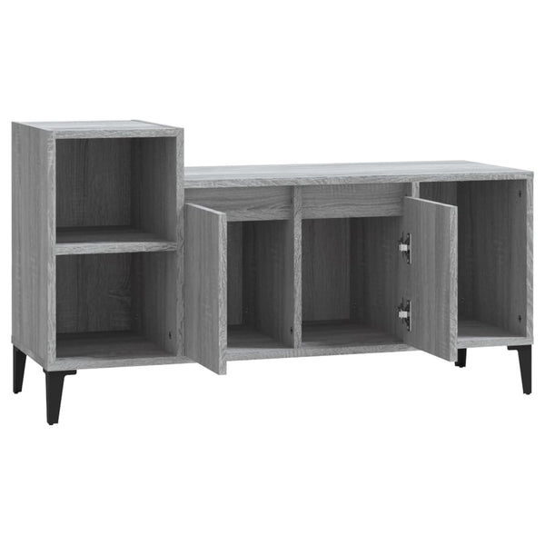 Graues TV-Möbel Duff 100x35x55cm (Holz)