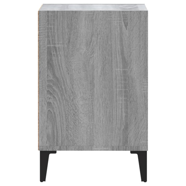 Graues TV-Möbel Duff 100x35x55cm (Holz)
