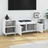 Weißer TV-Schrank Salivestru 160x35x55cm (Holz)