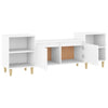 Weißer TV-Schrank Salivestru 160x35x55cm (Holz)