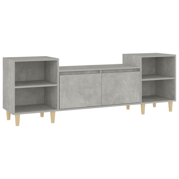 Betoninharmaa tv-taso Salivestru 160x35x55cm (puinen)